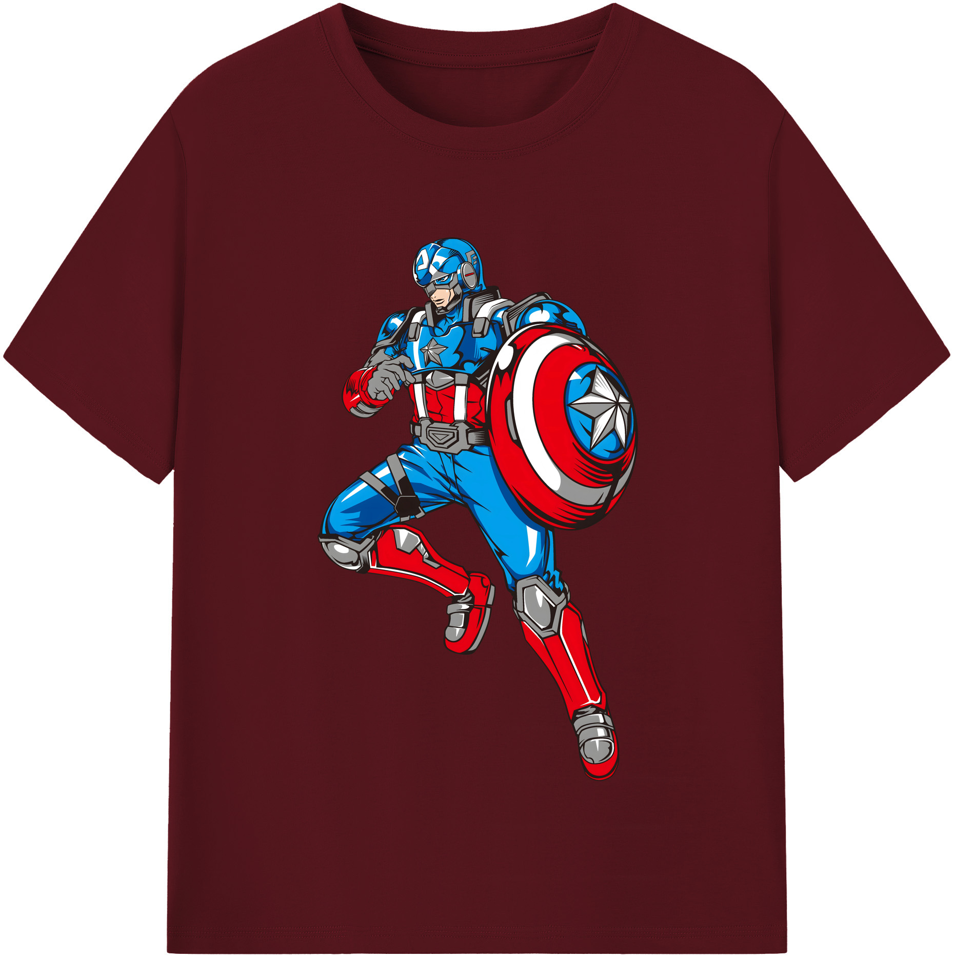 （画像用） アベンジャーズ The Avengers 綿100％半袖Tシャツ（フロントプリント）
